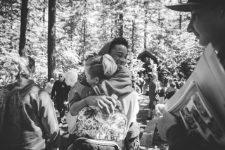 Two UKANDU kids hugging